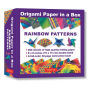Origami Paper in a Box - Rainbow Patterns: 200 Sheets of Tuttle Origami Paper: 6x6 Inch Origami Paper Printed with 12 Different Patterns: 32-page Instructional Book of 12 Projects