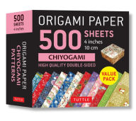 Origami Paper 100 sheets Japanese Chiyogami 8 1/4 (21 cm): Extra Large  Double-Sided Origami Sheets Printed with 12 Different Patterns  (Instructions for 5 Projects Included) by Tuttle Studio, Other Format