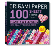 Title: Origami Paper 100 sheets Hearts & Flowers 6 (15 cm): Tuttle Origami Paper: Double-Sided Origami Sheets Printed with 12 Different Patterns: Instructions for 6 Projects Included, Author: Tuttle Studio