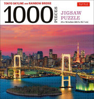 Title: Tokyo Skyline Jigsaw Puzzle - 1,000 pieces: The Rainbow Bridge and Tokyo Tower (Finished Size 24 in X 18 in), Author: Tuttle Publishing