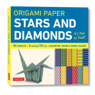 Title: Origami Paper 96 sheets - Stars and Diamonds 6 inch (15 cm): Tuttle Origami Paper: Origami Sheets Printed with 12 Different Patterns: Instructions for 6 Projects Included, Author: Tuttle Studio