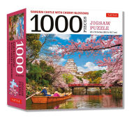Title: Samurai Castle with Cherry Blossoms Jigsaw Puzzle 1000 piece: Cherry Blossoms at Himeji Castle (Finished Size 24 in X 18 in), Author: Tuttle Publishing