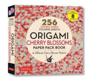 Title: Origami Cherry Blossoms Paper Pack Book: 256 Double-Sided Folding Sheets with 16 Different Cherry Blossom Patterns with solid colors on the back (Includes Instructions for 8 Models), Author: Tuttle Studio