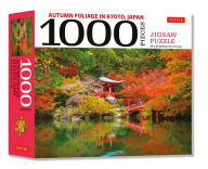 Title: Autumn Foliage in Kyoto, Japan - 1000 Piece Jigsaw Puzzle: for Adults and Families - Finished Puzzle Size 29 x 20 inch (74 x 51 cm); A3 Sized Poster, Author: Tuttle Studio