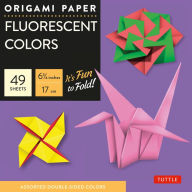 Origami Paper - Fluorescent Colors - 6 3/4