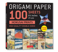 Title: Origami Paper 100 sheets Hokusai Prints 8 1/4 (21 cm): Extra Large Double-Sided Origami Sheets Printed with 12 Different Prints (Instructions for 5 Projects Included), Author: Tuttle Studio