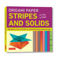 Title: Origami Paper - Stripes and Solids 6