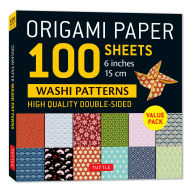 Title: Origami Paper 100 sheets Washi Patterns 6 (15 cm): Double-Sided Origami Sheets Printed with 12 Different Patterns (Instructions for Projects Included), Author: Tuttle Studio