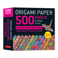 Title: Origami Paper 500 Sheets Kaleidoscope Patterns 6 (15 CM): Tuttle Origami Paper: Double-Sided Origami Sheets Printed with 12 Different Designs (Instructions for 6 Projects Included), Author: Tuttle Studio