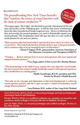 The g spot and other discoveries about human sexuality The g spot and other discoveries about human sexuality