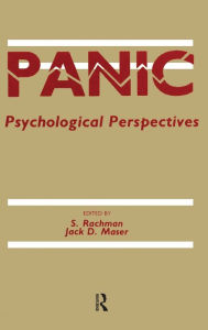 Title: Panic: Psychological Perspectives, Author: S. Rachman