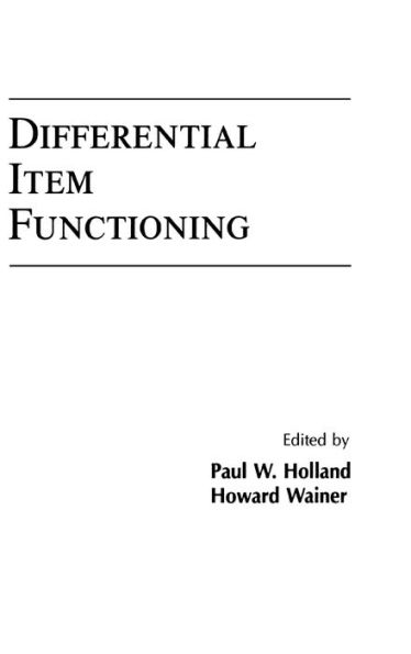 Differential Item Functioning / Edition 1