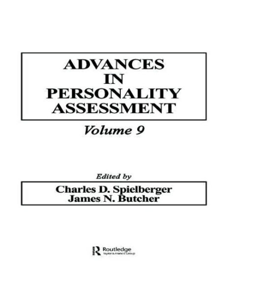 Advances in Personality Assessment: Volume 9 / Edition 1