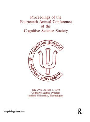 Proceedings of the Fourteenth Annual Conference Cognitive Science Society