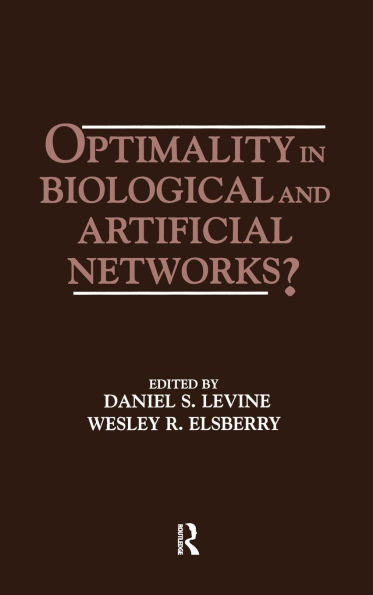 Optimality in Biological and Artificial Networks? / Edition 1