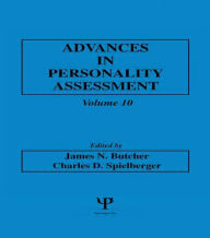 Title: Advances in Personality Assessment: Volume 10 / Edition 1, Author: James N. Butcher