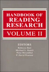 Title: Handbook of Reading Research, Volume II / Edition 1, Author: Rebecca Barr