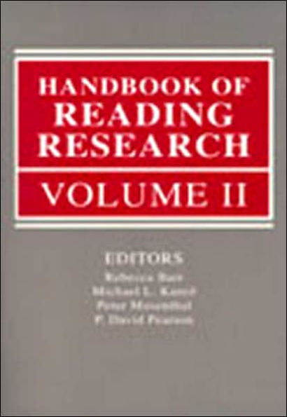 Handbook of Reading Research, Volume II / Edition 1