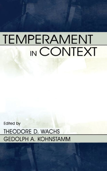 Temperament in Context / Edition 1