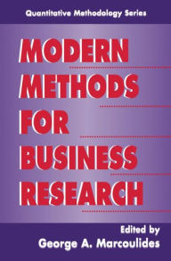 Title: Modern Methods for Business Research, Author: George A. Marcoulides