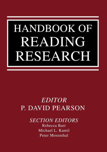 Handbook of Reading Research / Edition 1