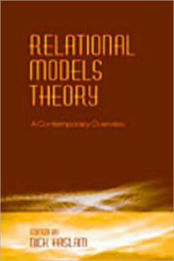Title: Relational Models Theory: A Contemporary Overview / Edition 1, Author: Nick Haslam