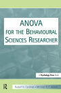 ANOVA for the Behavioral Sciences Researcher / Edition 1
