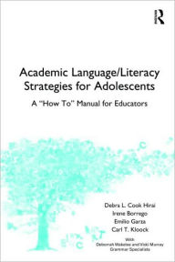 Title: Academic Language/Literacy Strategies for Adolescents: A 