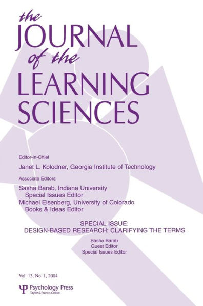 Design-based Research: Clarifying the Terms. A Special Issue of Journal Learning Sciences