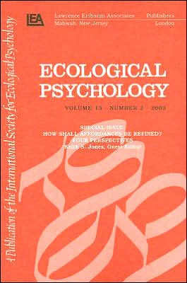 How Shall Affordances Be Refined?: Four Perspectives:a Special Issue of ecological Psychology