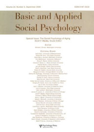 Title: The Social Psychology of Aging: A Special Issue of basic and Applied Social Psychology, Author: Scott F. Madey