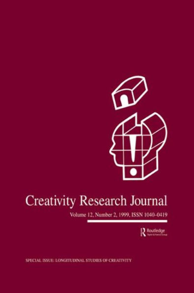 Longitudinal Studies of Creativity: A Special Issue creativity Research Journal