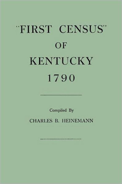 First Census of Kentucky, 1790