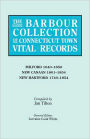 Barbour Collection of Connecticut Town Vital Records. Volume 28: Milford 1640-1850, New Canaan 1801-1854, New Hartford 1740-1854