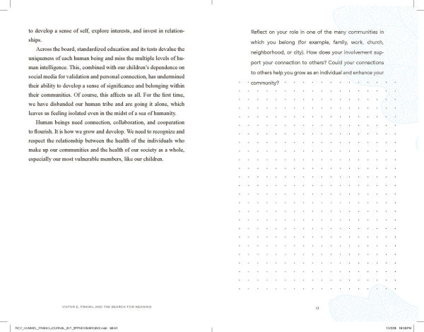 Viktor E. Frankl and the Search for Meaning: 21 Reflections on Living Life with Purpose, A Companion
