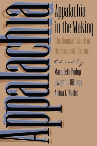 Appalachia in the Making: The Mountain South in the Nineteenth Century / Edition 4