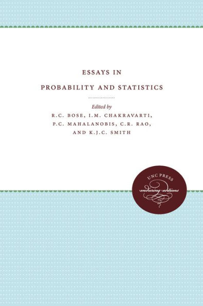 Essays in Probability and Statistics / Edition 1