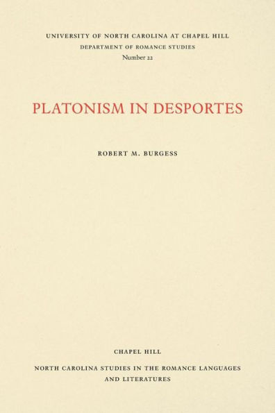 Platonism in Desportes
