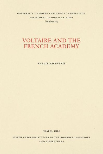 Voltaire and the French Academy