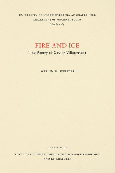 Fire and Ice: The Poetry of Xavier Villaurrutia