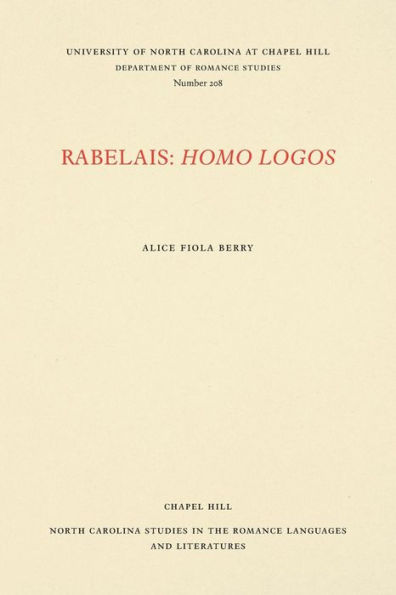 Rabelais: Homo Logos