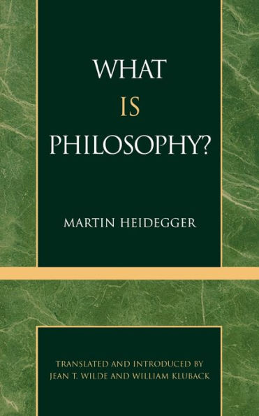 What is Philosophy? / Edition 1