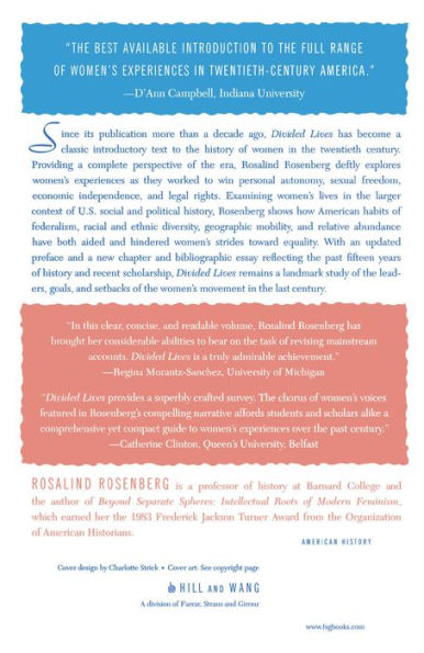 Divided Lives: American Women in the Twentieth Century