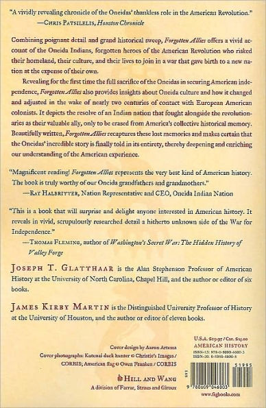 Forgotten Allies: The Oneida Indians and the American Revolution