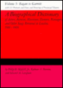 Eagan to Garrett: Actresses, Musicians, Dancers, Managers, and Other Stage Personnel in London, 1660-1800