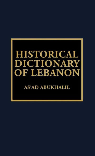 Historical Dictionary of Lebanon / Edition 1