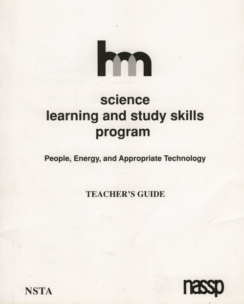 Science: Teacher's Guide: People, Energy, and Appropriate Technology
