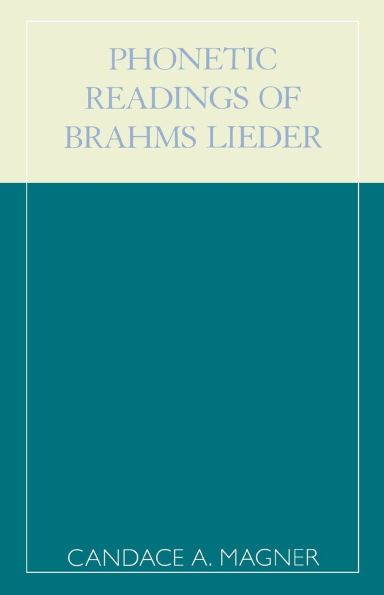 Phonetic Readings of Brahms Lieder