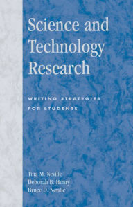 Title: Science and Technology Research: Writing Strategies for Students, Author: Tina Neville