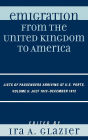 Emigration from the United Kingdom to America: Lists of Passengers Arriving at U.S. Ports, July 1872 - December 1872 / Edition 6